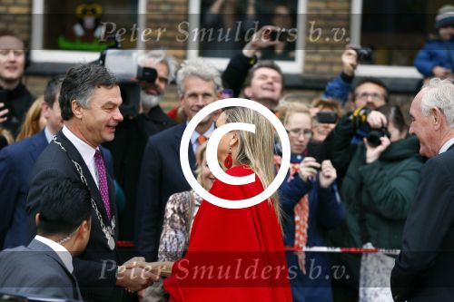 Haarlem 9 januari 2013
Koningin Maxima op bezoek bij de wilgenhoek school in haarlem. Burgemeester Bernt Schneiders 
Elk kind een instrument.