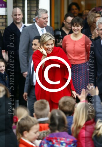 Haarlem 9 januari 2013
Koningin Maxima op bezoek bij de wilgenhoek school in haarlem.
Elk kind een instrument.