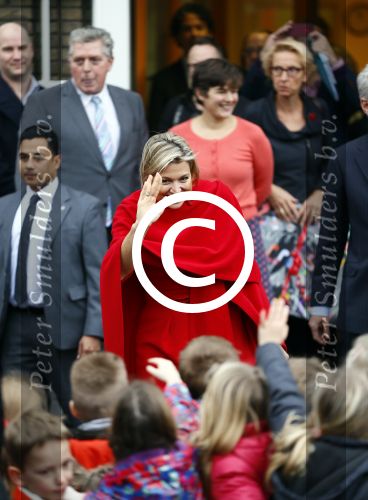Haarlem 9 januari 2013
Koningin Maxima op bezoek bij de wilgenhoek school in haarlem.
Elk kind een instrument.