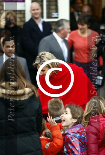 Haarlem 9 januari 2013
Koningin Maxima op bezoek bij de wilgenhoek school in haarlem.
Elk kind een instrument.