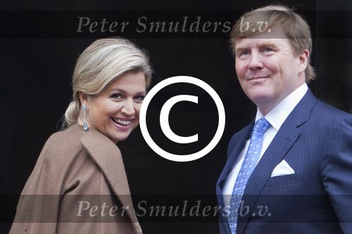 Amsterdam 14 januari 2014
Nieuwjarsreceptie Koning Willem Alexander en Koningin Maxima op het paleis op de dam.