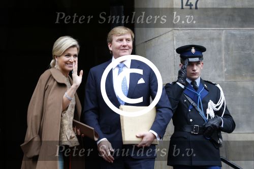 Amsterdam 14 januari 2014
Nieuwjarsreceptie Koning Willem Alexander en Koningin Maxima op het paleis op de dam.