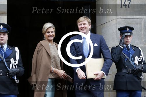 Amsterdam 14 januari 2014
Nieuwjarsreceptie Koning Willem Alexander en Koningin Maxima op het paleis op de dam.