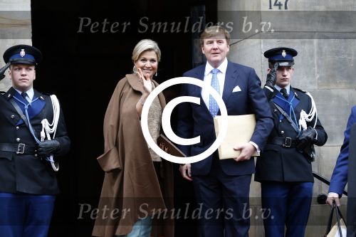 Amsterdam 14 januari 2014
Nieuwjarsreceptie Koning Willem Alexander en Koningin Maxima op het paleis op de dam.