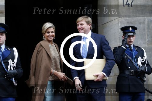 Amsterdam 14 januari 2014
Nieuwjarsreceptie Koning Willem Alexander en Koningin Maxima op het paleis op de dam.