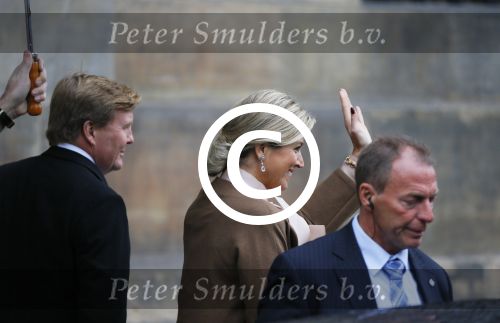 Amsterdam 15 januari 2014
Nieuwjaarsreceptie Koning Willem Alexander en Koningin Maxima in het paleis op de dam.