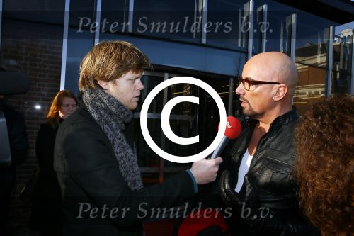 Haarlem 12 januari 2014
Premiere liefde half om half in schouwburg van Haarlem. Lex Uiting interviewt Maik de Boer
