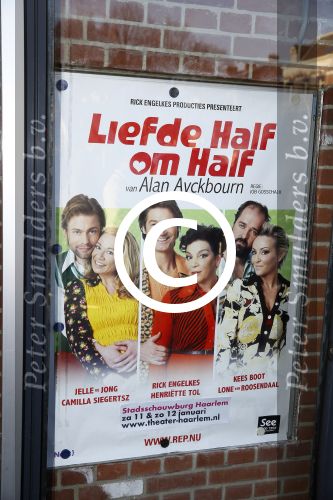 Haarlem 12 januari 2014
Premiere liefde half om half in schouwburg van Haarlem.