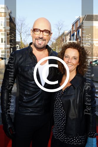 Haarlem 12 januari 2014
Premiere liefde half om half in schouwburg van Haarlem. Maik de Boer met zus