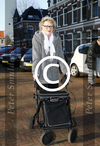 Haarlem 12 januari 2014
Premiere liefde half om half in schouwburg van Haarlem.
Marianne v Wijnkoop met wandelwagen
