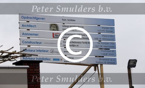 Volendam 16 januari 2014
Nick Schilder is een nieuw huis aan het bouwen met daaronder een muziekstudio.