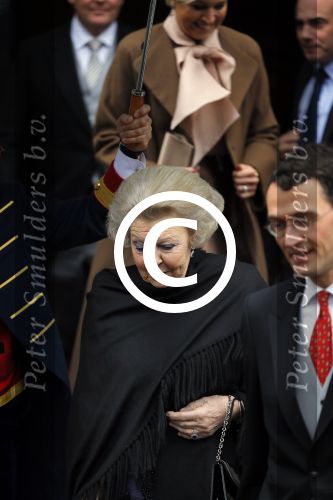 Amsterdam 15 januari 2014
Nieuwjaarsreceptie Koning Willem Alexander en Koningin Maxima in het paleis op de dam. Prinses Beatrix