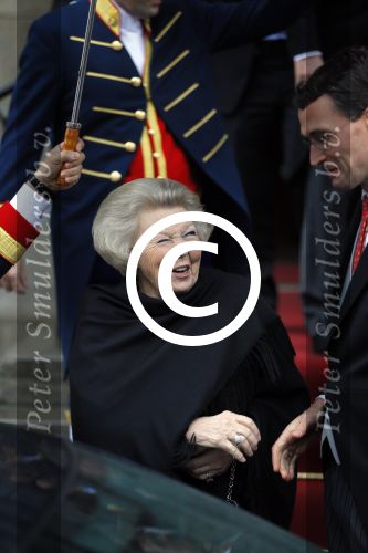 Amsterdam 15 januari 2014
Nieuwjaarsreceptie Koning Willem Alexander en Koningin Maxima in het paleis op de dam. Prinses Beatrix