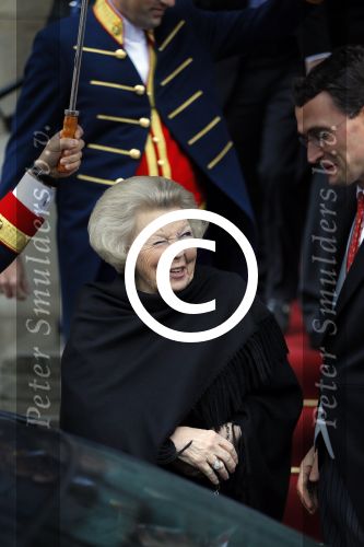 Amsterdam 15 januari 2014
Nieuwjaarsreceptie Koning Willem Alexander en Koningin Maxima in het paleis op de dam. Prinses Beatrix