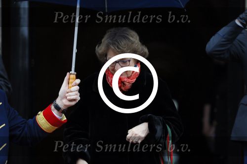 Amsterdam 15 januari 2014
Nieuwjaarsreceptie Koning Willem Alexander en Koningin Maxima in het paleis op de dam. Prinses Margriet