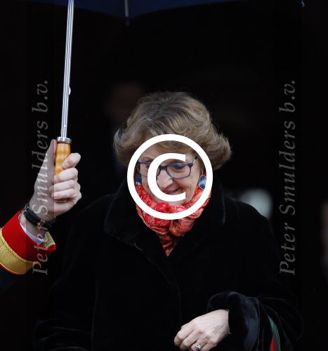 Amsterdam 15 januari 2014
Nieuwjaarsreceptie Koning Willem Alexander en Koningin Maxima in het paleis op de dam. Prinses Margriet