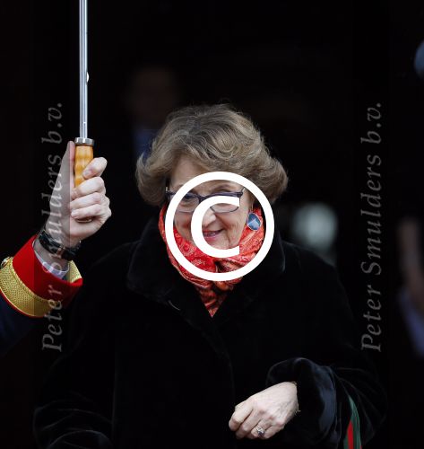 Amsterdam 15 januari 2014
Nieuwjaarsreceptie Koning Willem Alexander en Koningin Maxima in het paleis op de dam. Prinses Margriet
