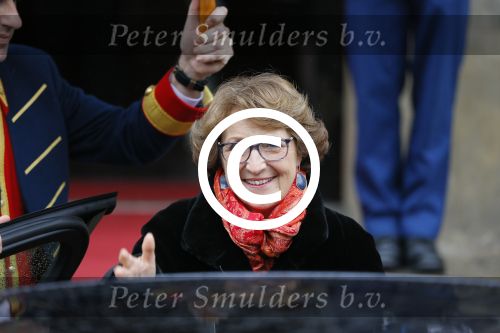 Amsterdam 15 januari 2014
Nieuwjaarsreceptie Koning Willem Alexander en Koningin Maxima in het paleis op de dam. Prinses Margriet
