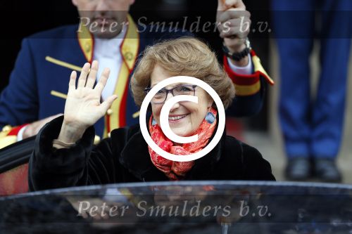 Amsterdam 15 januari 2014
Nieuwjaarsreceptie Koning Willem Alexander en Koningin Maxima in het paleis op de dam. Prinses Margriet