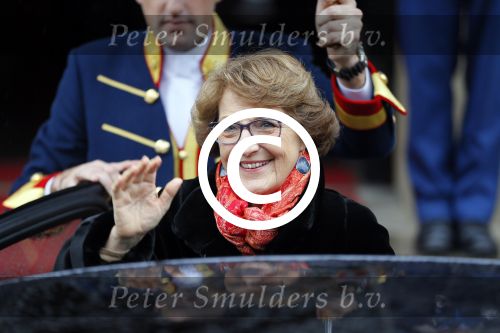 Amsterdam 15 januari 2014
Nieuwjaarsreceptie Koning Willem Alexander en Koningin Maxima in het paleis op de dam. Prinses Margriet