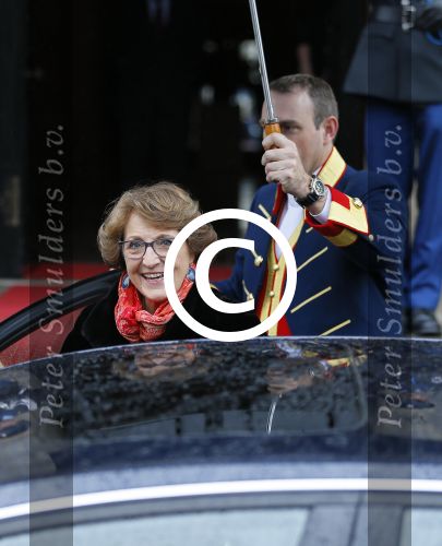 Amsterdam 15 januari 2014
Nieuwjaarsreceptie Koning Willem Alexander en Koningin Maxima in het paleis op de dam. Prinses Margriet
