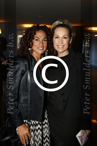 Haarlem 12 januari 2014
Premiere liefde half om half in schouwburg van Haarlem. Tanja Jess met Chimene v Oosterhout