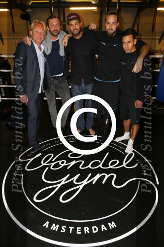Amsterdam 21 januari 2015
Opening sportschool van Arie Boomsma genaamd Vondelgym. Arie met zijn compagnons