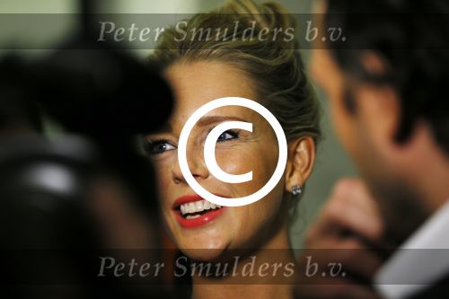 Amsterdam 28 januari 2015
Modeshow Danie Bles in het stedelijk museum.
Chantal janzen en Marco Geeratz
