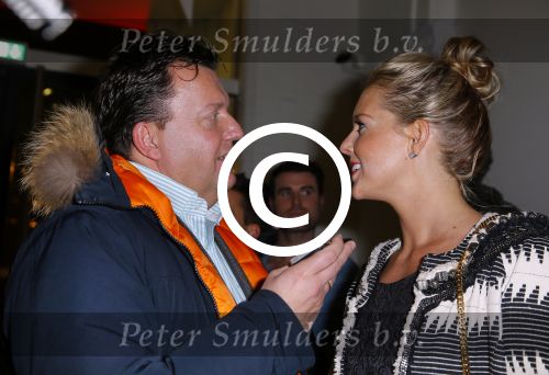Amsterdam 28 januari 2015
Modeshow Danie Bles in het stedelijk museum.
Chantal janzen en Edwin Bredius