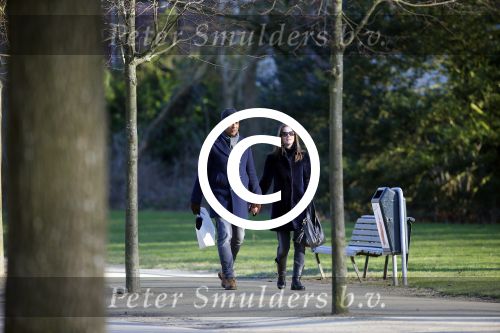 Amsterdam 6 februari 2015
Frank Rijkaard met zijn vrouw Stefanie op de pc hooftstraat en in het vondelpark