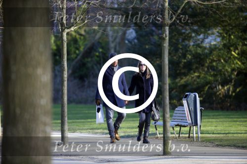 Amsterdam 6 februari 2015
Frank Rijkaard met zijn vrouw Stefanie op de pc hooftstraat en in het vondelpark