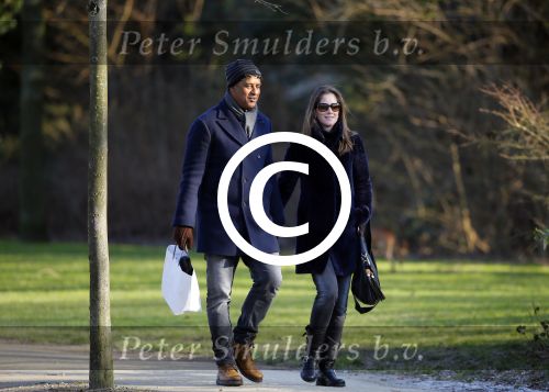 Amsterdam 6 februari 2015
Frank Rijkaard met zijn vrouw Stefanie op de pc hooftstraat en in het vondelpark