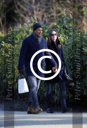 Amsterdam 6 februari 2015
Frank Rijkaard met zijn vrouw Stefanie op de pc hooftstraat en in het vondelpark