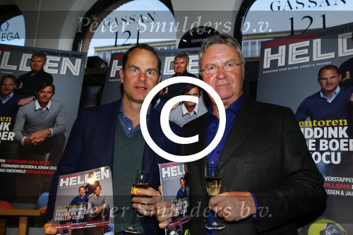 Amsterdam 2 februari 2015
Presentatie helden van Frits en Barbara Barend. Op de cover staan Guus Hiddink en Frank de Boer.
In het blad staan oa interviews met Jorien ter Mors Thijsje Oenema en Kai Reus.
De presentatie was bij gassan diamonds.