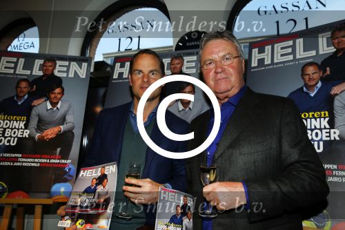 Amsterdam 2 februari 2015
Presentatie helden van Frits en Barbara Barend. Op de cover staan Guus Hiddink en Frank de Boer.
In het blad staan oa interviews met Jorien ter Mors Thijsje Oenema en Kai Reus.
De presentatie was bij gassan diamonds.