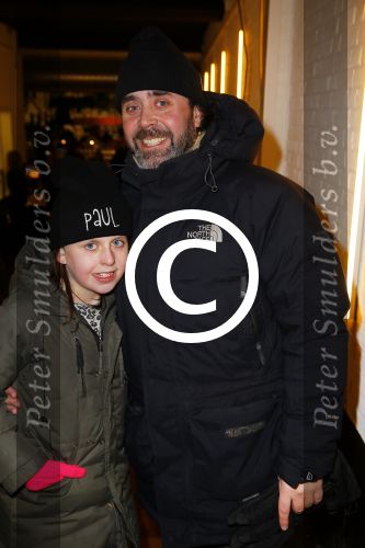 Amsterdam 21 januari 2015
Opening sportschool van Arie Boomsma genaamd Vondelgym.
Horrace Cohen met dochter