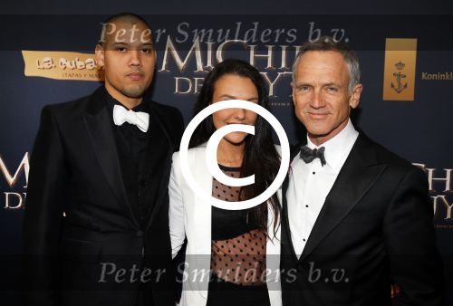 Amsterdam 26 januari 2015
Premiere Michiel de Ruyter film in het scheepvaartmuseum met de cast:
de hoofdrolspelers Frank Lammers, Sanne Langelaar, Barry Atsma, Egbert-Jan Weeber, Derek de Lint, Hajo Bruins,  Lieke van Lexmond, Lukas Dijkema, Pip Pellens, Jelle de Jong, Nils Verkooijen, Jules Croiset, Jada Borsato, Tygo Gernandt, Roeland Fernhout, Victor LÃ¶w, Joost Koning, Isa Lammers, Bas van Prooijen, Michael Nierse, Ids van der Krieke, Rein Hofman, Rene van Asten en Tim de Zwar.
Jaap Jongbloed met dochter en schoonzoon