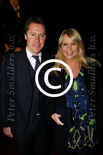 Amsterdam 2 februari 2015
Linda de Mol en Jeroen Rietbergen bij jubileum concert Willeke Alberti in Carre