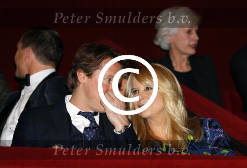 Amsterdam 2 februari 2015
Linda de Mol en Jeroen Rietbergen bij jubileum concert Willeke Alberti in Carre
