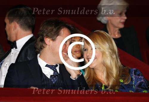Amsterdam 2 februari 2015
Linda de Mol en Jeroen Rietbergen bij jubileum concert Willeke Alberti in Carre
