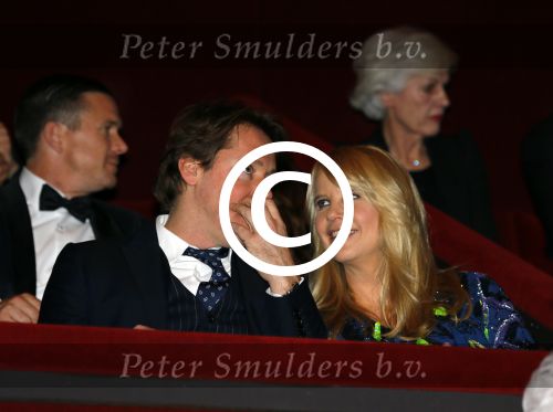 Amsterdam 2 februari 2015
Linda de Mol en Jeroen Rietbergen bij jubileum concert Willeke Alberti in Carre