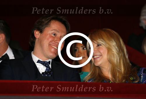 Amsterdam 2 februari 2015
Linda de Mol en Jeroen Rietbergen bij jubileum concert Willeke Alberti in Carre