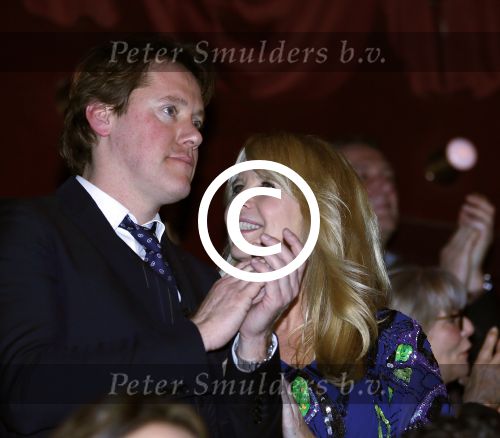 Amsterdam 2 februari 2015
Linda de Mol en Jeroen Rietbergen bij jubileum concert Willeke Alberti in Carre