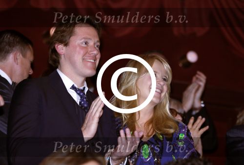 Amsterdam 2 februari 2015
Linda de Mol en Jeroen Rietbergen bij jubileum concert Willeke Alberti in Carre