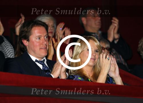 Amsterdam 2 februari 2015
Linda de Mol en Jeroen Rietbergen bij jubileum concert Willeke Alberti in Carre