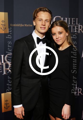 Amsterdam 26 januari 2015
Premiere Michiel de Ruyter film in het scheepvaartmuseum 
Luca Borsato met vriendin
