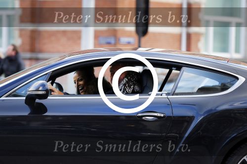 Amsterdam 31 januari 2015
Mark Teurlings met zijn vrouw Yvette in zijn Bentley.