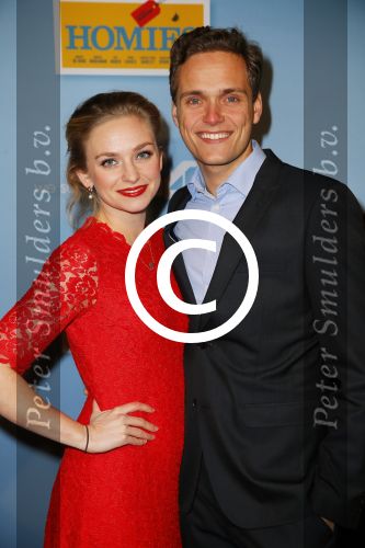 Amsterdam 19 januari 2015
Premiere Homies in Tuschinski.
Pip Pellens met vriend Pim Wessels