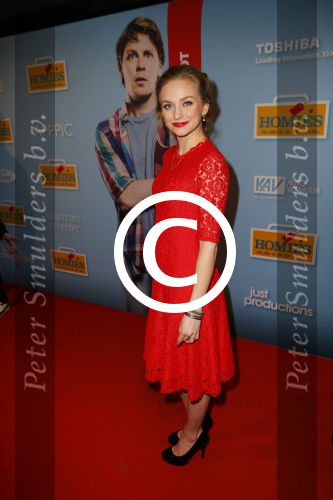 Amsterdam 19 januari 2015
Premiere Homies in Tuschinski.
Pip Pellens met vriend Pim Wessels