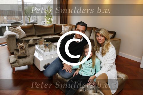 Diemen 22 januari 2015
Binnen kijken in het huis van Quincy Schellevis en zijn vrouw en kinderen.